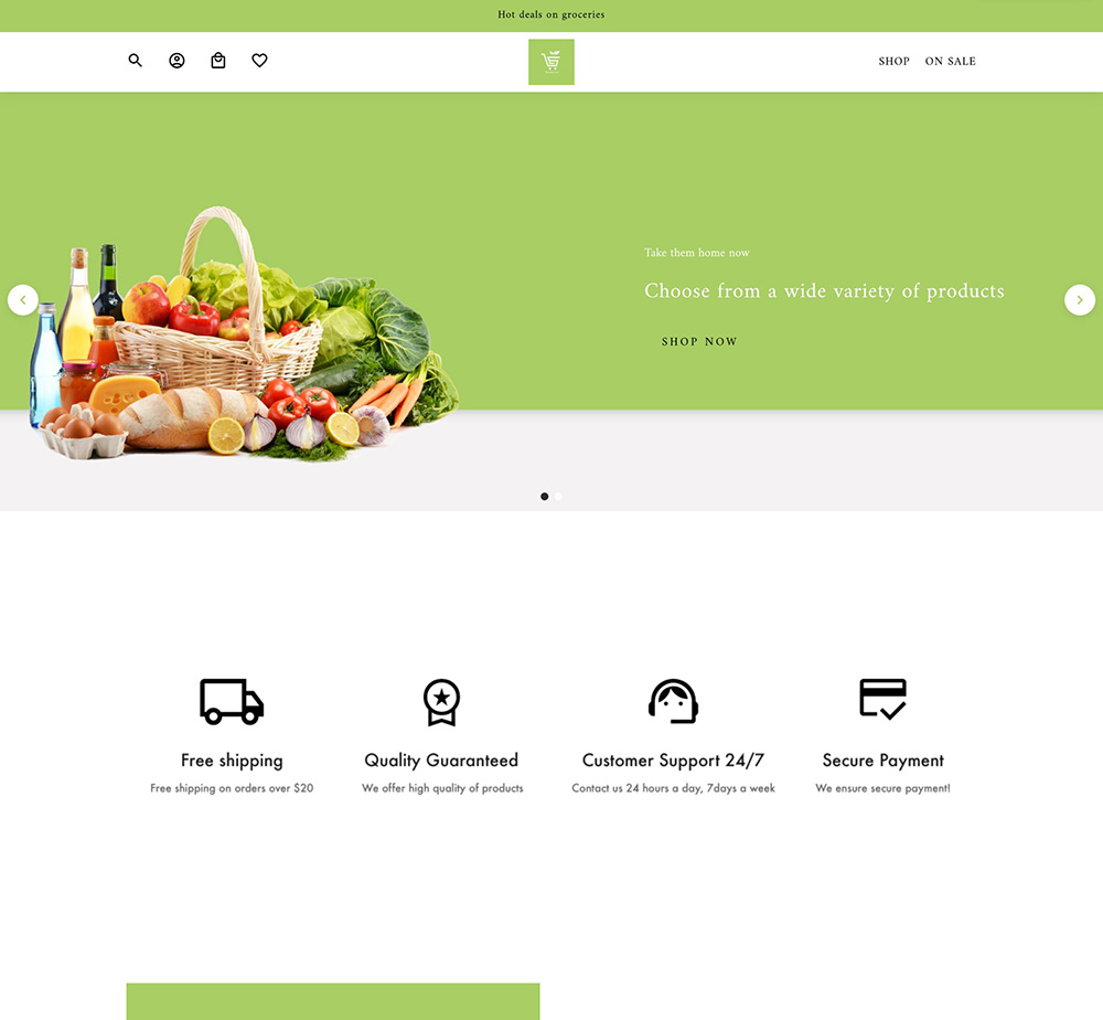 ecommerce design for online clothing business