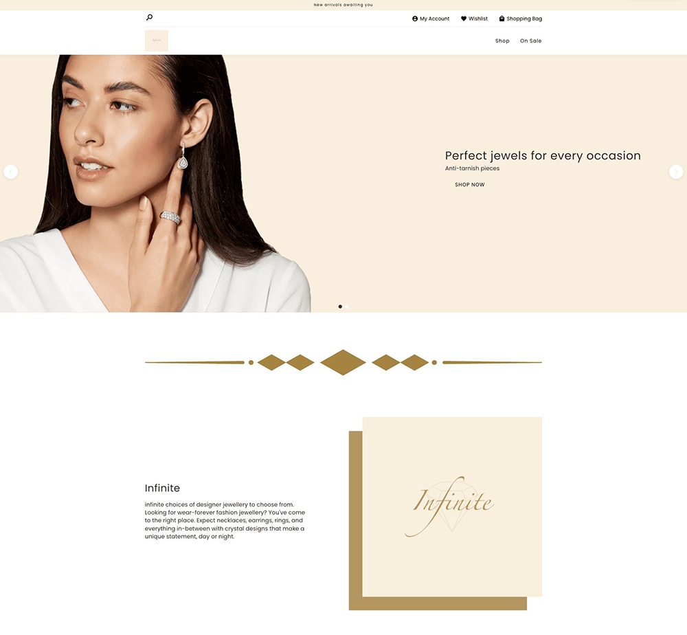 ecommerce design for online clothing business