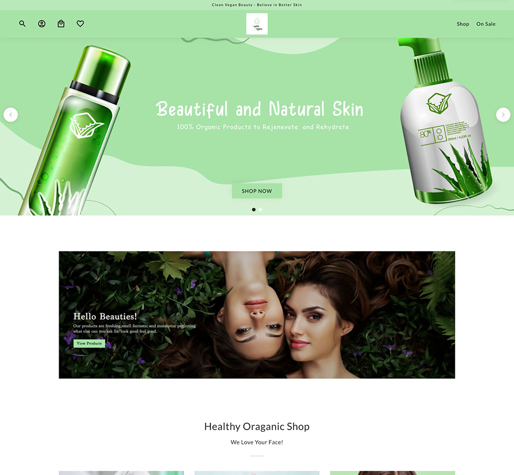ecommerce design for online clothing business