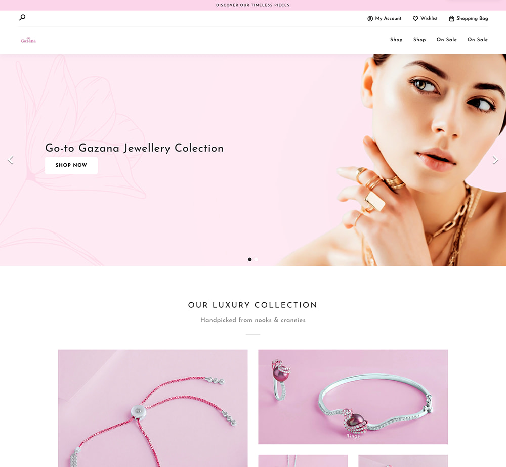 ecommerce design for online clothing business