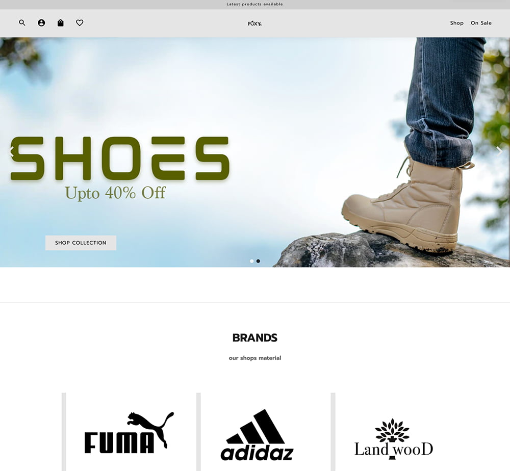 ecommerce design for online clothing business